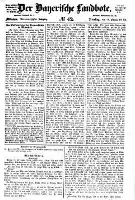 Der Bayerische Landbote Dienstag 11. Februar 1868