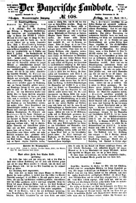 Der Bayerische Landbote Freitag 17. April 1868