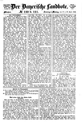 Der Bayerische Landbote Montag 20. April 1868