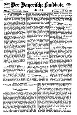 Der Bayerische Landbote Dienstag 28. April 1868