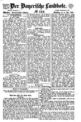 Der Bayerische Landbote Samstag 2. Mai 1868