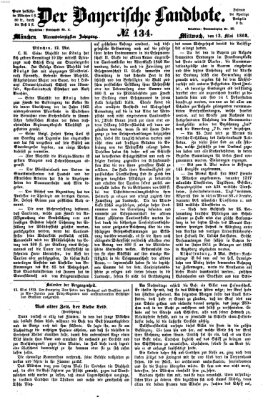 Der Bayerische Landbote Mittwoch 13. Mai 1868