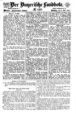 Der Bayerische Landbote Samstag 16. Mai 1868