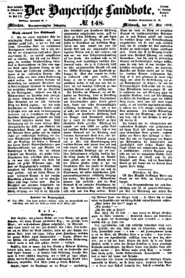 Der Bayerische Landbote Mittwoch 27. Mai 1868