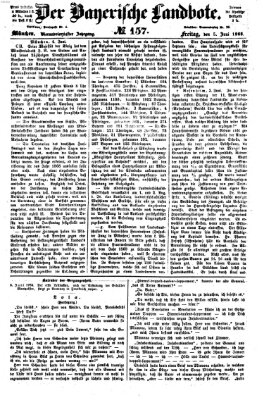 Der Bayerische Landbote Freitag 5. Juni 1868