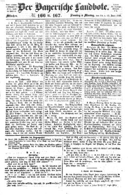 Der Bayerische Landbote Sonntag 14. Juni 1868