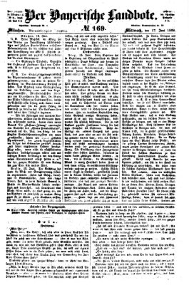 Der Bayerische Landbote Mittwoch 17. Juni 1868