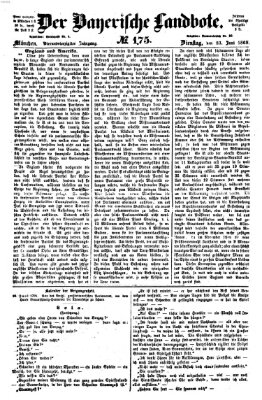 Der Bayerische Landbote Dienstag 23. Juni 1868