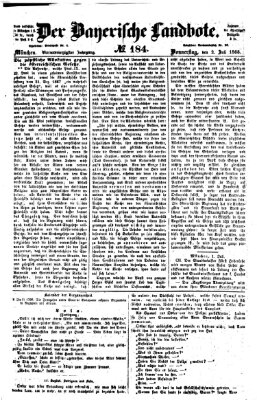 Der Bayerische Landbote Donnerstag 2. Juli 1868