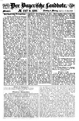 Der Bayerische Landbote Montag 6. Juli 1868