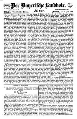 Der Bayerische Landbote Mittwoch 15. Juli 1868