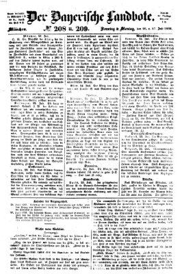 Der Bayerische Landbote Montag 27. Juli 1868