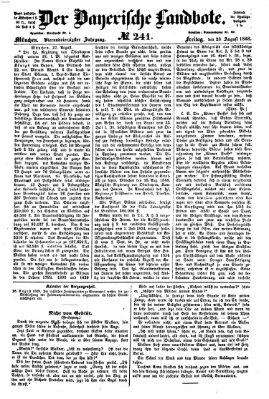 Der Bayerische Landbote Freitag 28. August 1868