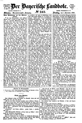 Der Bayerische Landbote Dienstag 1. September 1868