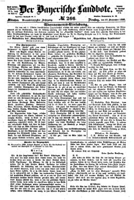 Der Bayerische Landbote Dienstag 22. September 1868