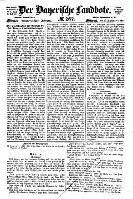 Der Bayerische Landbote Mittwoch 23. September 1868