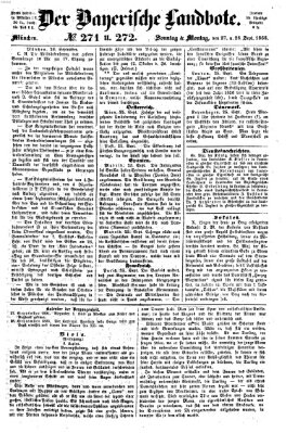 Der Bayerische Landbote Sonntag 27. September 1868