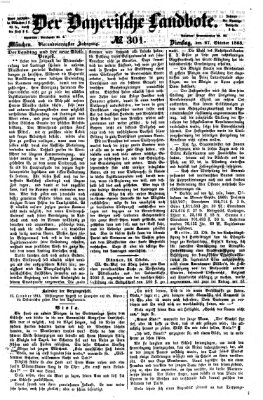 Der Bayerische Landbote Dienstag 27. Oktober 1868