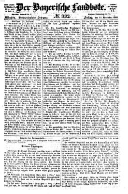 Der Bayerische Landbote Freitag 27. November 1868