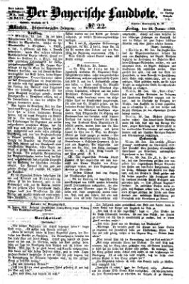 Der Bayerische Landbote Freitag 22. Januar 1869