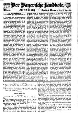 Der Bayerische Landbote Sonntag 21. Februar 1869