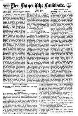 Der Bayerische Landbote Dienstag 9. März 1869