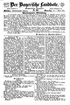 Der Bayerische Landbote Donnerstag 1. April 1869