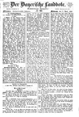 Der Bayerische Landbote Mittwoch 7. April 1869