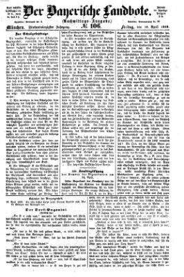 Der Bayerische Landbote Freitag 16. April 1869