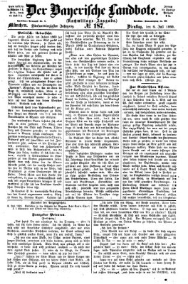 Der Bayerische Landbote Dienstag 6. Juli 1869