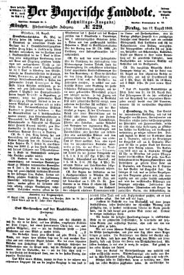 Der Bayerische Landbote Dienstag 17. August 1869