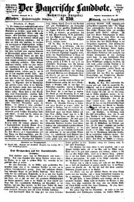 Der Bayerische Landbote Mittwoch 18. August 1869