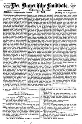 Der Bayerische Landbote Dienstag 31. August 1869