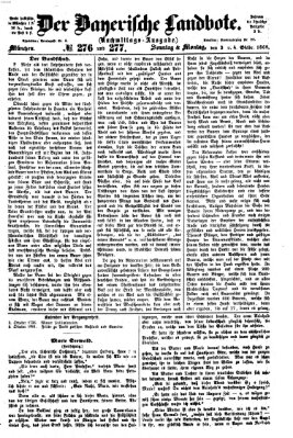 Der Bayerische Landbote Sonntag 3. Oktober 1869