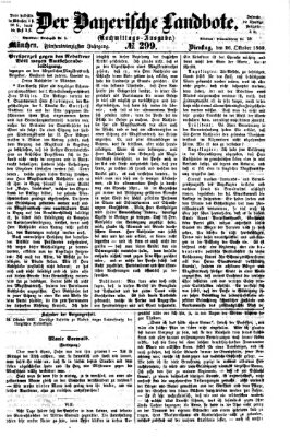 Der Bayerische Landbote Dienstag 26. Oktober 1869