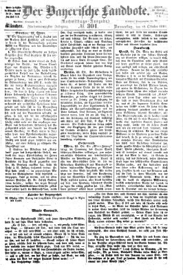 Der Bayerische Landbote Donnerstag 28. Oktober 1869