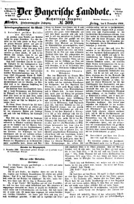 Der Bayerische Landbote Freitag 5. November 1869