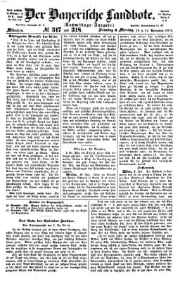 Der Bayerische Landbote Sonntag 14. November 1869