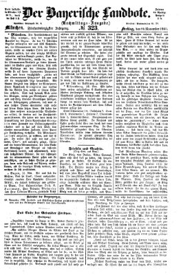 Der Bayerische Landbote Freitag 19. November 1869