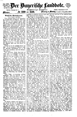 Der Bayerische Landbote Montag 6. Dezember 1869