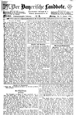 Der Bayerische Landbote Montag 3. Januar 1870