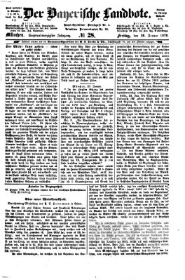 Der Bayerische Landbote Freitag 28. Januar 1870