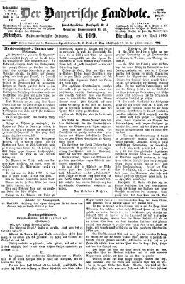 Der Bayerische Landbote Dienstag 19. April 1870