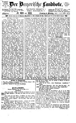 Der Bayerische Landbote Sonntag 1. Mai 1870