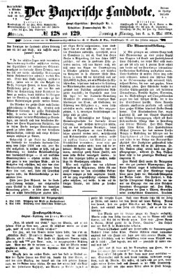 Der Bayerische Landbote Sonntag 8. Mai 1870