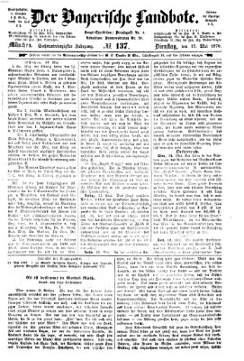 Der Bayerische Landbote Dienstag 17. Mai 1870