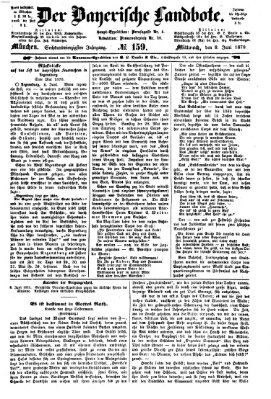 Der Bayerische Landbote Mittwoch 8. Juni 1870