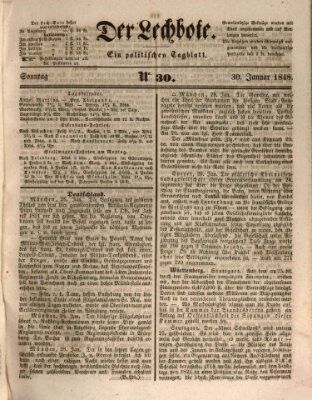 Der Lechbote Sonntag 30. Januar 1848