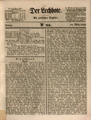 Der Lechbote Freitag 24. März 1848
