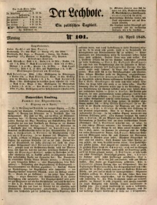 Der Lechbote Montag 10. April 1848